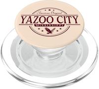 Yazoo City Mississippi - Yazoo City MS Label PopSockets PopGrip for MagSafe