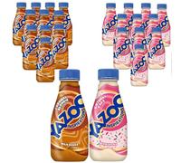YAZOO Inspirations Bundle of Caramel Blondie Flavoured Milkshake, 300 ml (Pack of 12) & Birthday Cake Flavoured Milkshake, 300 ml (Pack of 12), (Total of 24 Bottles)