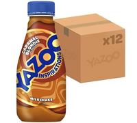 YAZOO Inspirations Caramel Blondie Flavour Milkshake, High in Protein & Calcium, 300 ml (Pack of 12)