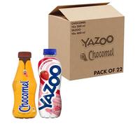 YAZOO Strawberry Milkshake & Chocomel Bundle (Pack of 22)