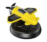 Yaztauho Air Freshener Diffuser for Car,Solar Powered Rotatable Car Odor Remover Ornament With Airplanes Shape | Automotive Interior Supplies for Sedan RV Pickup Trailer Automotive for Vehicles