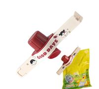 Yaztauho Bag Clip with Pour Spout - Reusable Sealing Snack Clips,Storage Tools for Bean Chips Seasoning Snack Bread Coffee Container Jar Potato Dip