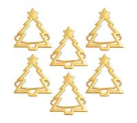 Yaztauho Christmas Tree Napkin Rings | Christmas Tree Table Decoration - Table Decor Napkin Rings - for Home Entertainers Dinner Party Designers Seasonal Decorators Restaurant Family