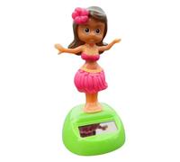 Yaztauho Dashboard Decorations - Swinging Girl Dashboard Statue Solar Powered - Waterproof Dancing Figures Table Decorations for Indoor Outdoor Holiday Birthday Parties