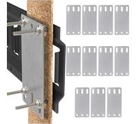 Yaztauho E Track Plate, E-Track Mounting Plates | Tie-Down System Shelf with Installation Kit for Garage Trailer Truck Warehouse Wooden Floor Workshop