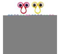 Yaztauho Eyeball Finger Puppet, Wiggly Eyeball Ring Toy, 6-Color Finger Puppets Toys Rings Party Favors for Boys Girls Classroom Prize Exchange
