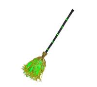 Yaztauho Halloween Broom | Spooky Floating Animated Witch Broom,Party Supplies with Sound Light for Photo Props Porch Yard Room Patio Fireplace Outdoor Indoor