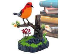 Yaztauho Simulation Pets Birds - Chirp Pen Holder Home Decor,Movable Realistic Pet Bird for Easter Christmas School Kitchen Bedroom Birthday Living Room Adults Desk Decor