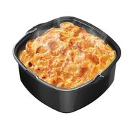 Yaztauho Square Cake Mould, Square Cake Pan, Aluminum Cake Mold, Baking Cake Mold, 7 Inch Baking Pan Air Fryer Tray, Multifunctional Cookware for Baking