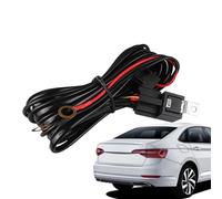Yaztauho Wire Harness, Harness Kit for Led Driving Light Strip, 18Awg Electric Waterproof Extension Work Lighting for Truck Automotive Trailer Engine Driving Offroad Road Atv