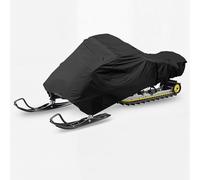YAZVNTO Trailerable Snowmobile Cover for Ski Doo Tundra LE 600 ACE 2013-2026 Heavy Duty Oxford Fabric Waterproof Sled Cover Outdoor Storage Cover Windproof Dustproof,Black Style