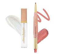YazzBeauty 3 in 1 Volume Lip Set - Eyeliner and Lipstick Long Lasting Moisturizing Volume Shine Full Transformation to Start the Day in Style!