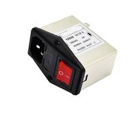 YB172P-1A/3A/6A/10A socket + double insurance + red light switch power filter 220V/250V(YB172P-6A)