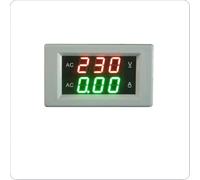 YB4835VA AC0-500V AC0-300V AC Voltage Current Meter LED Panel Meter Amperemeter Volt Digital Voltmeter Ammeter 10A 50A 100A D85(White cover,AC100A(SPLIT)_POWER SUPPLY DC5V_AC0.0-300V)