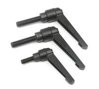 YBAAKZIIR Adjustable Knobs Handle ， Adjustable L Shape Handle Clamping Lever Knob Bolt M5-M12 External Male Thread(M8x45)