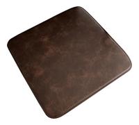 YBAAKZIIR Leather dining chair cushion, Square Office Chair Cushion, 1/2/4 Packs, PU Leather Fabric Seat Cushion, Computer Chair Cushions(D,45 * 45cm(1Pack))