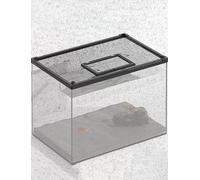 YBAAKZIIR Polyester+PP Aquarium Mesh Lid with Feeding Window | Multiple Sizes For Aquarium Fish Tank: Mesh With Magnetic Trim-To-Fit And Feeding Window(100x60cm-39.4x23.6in)