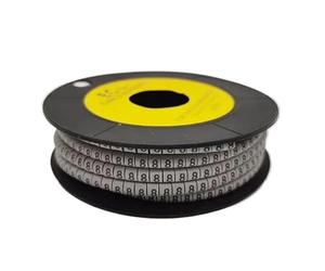 YBAAKZIIR Wire Numbering Marker, 0 to 9 Number 2.5mm2 Cable Wire Marker Spiral Wrapping Colored 18AWG-12 AWG EC-1(EC 3,No.8)