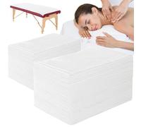 ybaymy 100 Pcs Disposable Non-Woven Spa Massage Bed Sheets 180 x 80 cm，Soft Non-Woven Fabric Massage Table Bed Sheet Protective Duvets for Spa Club Beauty Salon Hotels