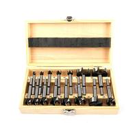 ybaymy 15Pcs Wood Drill Bit Set, 10-50mm Carbon Steel Forstner Drill Bits for Wood, Forstner Drill Bit Set, Hole Cutter Drill Bit Sets, Professional Woodworking Hole Saw Boring Bit