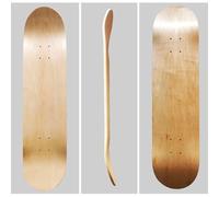 ybaymy Plain Skateboard Deck 2pcs Blank Skateboard Skatedeck wooden Skate Board Deck 31x8 inch for Kids Teenage Boys Girls