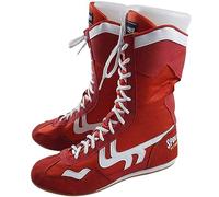 Ybberik High Top Wrestling Shoes for Men,Women and Youth Red