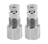 YBCCBY 2 Pcs O2 Oxygen Sensor Probe Adapter, M18*1.5mm Oxygen Sensor Adapter Stainless Steel Engine Light Eliminator Adapters for Most Vehicles
