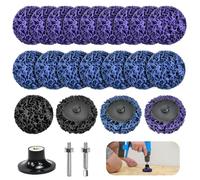 YBCCBY 20 PCS Strip Discs Stripping Wheel, 50mm Durable Poly Paint Removal Disc Silicone Carbide Paint Stripper Metal Rust Remover Wheel Rust Removal Disc for Metal Steel Grinding Polishing