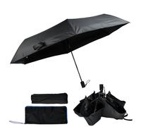 YBCCBY Travel Umbrella Windproof With Case, Automatic Open Close, 6 Ribs Lightweight Mini UV Folding Sun Umbrella Folding Rain Umbrellas Portable Compact Durable Travel Umbrellas for Women and Men