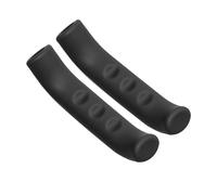 Ybcolmf Bike Brake Lever Sleeves with a Grippable Outer Layer, Black | Flexible Silicone Construction, Open-Ended Sleeve Form, Grippable Finger Hold for Mountain Bikes and City Rides