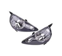 YBCVEPQ Front Bumper Head Light 1pair JAZZ GD1 GD3 2003 2004 2005 2006 2007 2008 Front Bumper Headlight Headlamp Head Lamp