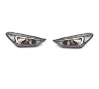 YBCVEPQ Front Bumper Head Light For Hyundai For Tucson 2019 2020 Headlights Car Headlamp Assembly Replacement Front Whole Auto Light Assembly(2 Pcs Left and Right)