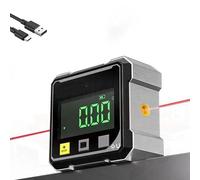 YBDADOEH 4-Side Magnetic Digital Angle Gauge, 2025 Upgraded Digital Angle Finder Magnetic, Rechargeable high-precision slope measurement instrument,