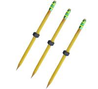 YBDADOEH Threaded Pencils for Adhd with Sliding Nut, Sensory-Friendly Spiral Fidget Pencil for Focus and Anxiety Relief,Quiet Classroom Fidgets Kids & Adults, for Sensory Relief & Focused(3pcs)