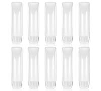 YBEATY 10 Pcs 1 oz Travel Toothpaste Tubes Containers Leakproof Toiletry Bottles Refillable Toothpaste Tubes Clear Plastic Empty Squeeze Bottle for Liquids Cosmetic Makeup Shampoo Lotion 30ml
