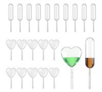 YBEATY 100 Pcs Cupcake Pipettes Mini Disposable Dessert Shot Tubes Small Cupcake Infuser Syringes Baking Injector Squeeze Transfer Dropper for Alcohol Chocolate Strawberry Liquor Ice Cream Cakes