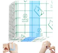 YBEATY 100 Pieces Disposable Makeup Hand Palettes Professional Single Use Foundation Mixing Tray 2.34x2.34Inch Disposable Waterproof Cosmetic Makeup Tape for Women Girl Female Artists Make up Supplies