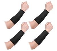 YBEATY 2 Pair Arm Protection Sleeves Cut Resistant Sleeves Anti Abrasion Forearm Cover Protector Arm Burn Protection Safety for Garden Kitchen Farm Work Men Women