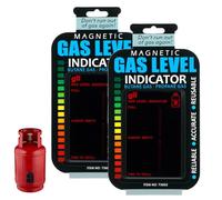 YBEATY 2 Pcs Gas Level Indicator Reusable Propane Fuel Level Indicators sticker Tank Gauge for Home Kitchen Tool Outdoor Barbecues Camping