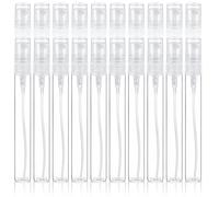 YBEATY 20 Pcs Mini Spray Bottles Perfume Sample Bottles 10ml Clear Glass Refillable Fine Mist Atomizer Sprayer Small Portable Travel Dispenser Cosmetics Spray Containers Empty for Essential Oils