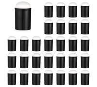 YBEATY 30 PCS Craft Finger Sponge Daubers Finger Painting Sponge Craft Drawing Set Black Convenient Washable Face Paint Sponges Painting for Art Ink Crafts Card Making Stamping DIY Ink