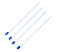 YBEATY 4 Pcs Plastic Wrap Cutter Slide Self-Adhesive Replacement Food Cling Wrap Fit 12" Roll Slide Cutter Quick Cut Dispensers for Waxed Paper Parchment Aluminum Foil Waxed Paper