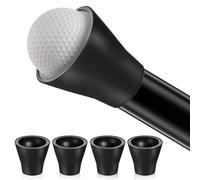 YBEATY 4PCS Golf Ball Grabber Suction Cup Golf Ball Retriever Quick-Install Golfs Balls Picker Upper Tool Portable Grip Sucker Tool Back Saver Durable Golfs Balls Grabber for End Putter Swing Handle