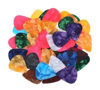 YBEATY 60 Pcs Guitar Picks Celluloid Style Heart Picks Bass Pick Accessories for Acoustic Guitar Ukulele Bass Guitarists of All Levels 4 Thicknesses 0.46mm 0.71mm 0.96mm 1.2mm