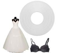 YBEATY Boning for Sewing 25 Yards Corset Boning Sew White Polyester Through Low Density PlasticBoning for Corsets Wedding Dress Caps Lingerie Party Decoration Flowers Sewing Crafts