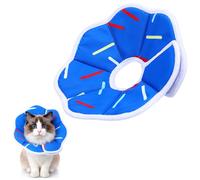YBEATY Cat Cone Collar Soft Adjustable Lightweight Cat Recovery Collar to Stop Licking Protective Cats Neck Cone After Surgery for Small Animal Cats Kittens Puppies After Surgery Grooming (Style 2, M)
