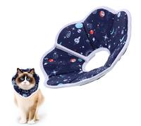 YBEATY Cat Cone Collar Soft Adjustable Lightweight Cat Recovery Collar to Stop Licking Protective Cats Neck Cone After Surgery for Small Animal Cats Kittens Puppies After Surgery Grooming (Style 1, L)