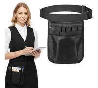 YBEATY Server Apron Waist Pouch Restaurant Waiter Waist Tool Working Serving Pouch with Adjustable Belt Utility Multiple Pockets Money Bag for Restaurants Gardening Hotel Bar
