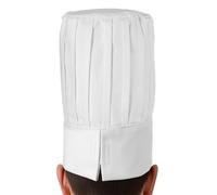 YBEATY Tall Chef Hat Breathable Kitchen Food Restaurants Cooking BBQ Chef Cap Adjustable Elastic Tape Baker for Men Women Adult Kids Children School Classes Catering Birthday Party White