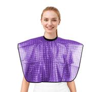 YBEATY Waterproof Shower Cape Post Surgery Mastectomy Chest Shoulder Shower Protector Recovery Water Resistant Cape, Purple, One Size